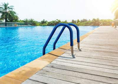 pool guard on a dock